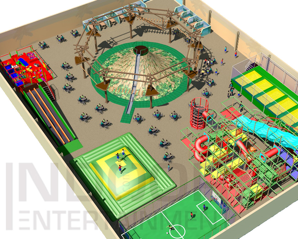 Indoor Spielplatz bauen